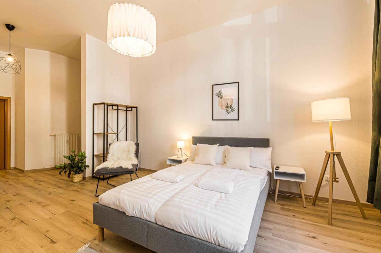 Ruhige Und Stilvolle Wohnung Am Clara-Zetkin-Park Lipsia Esterno foto